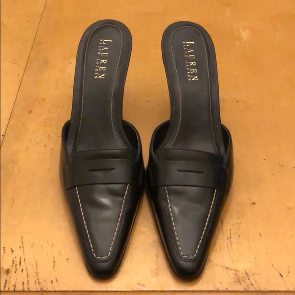 Ralph Lauren Shoes - Black Ralph Lauren Closed Toe Heels